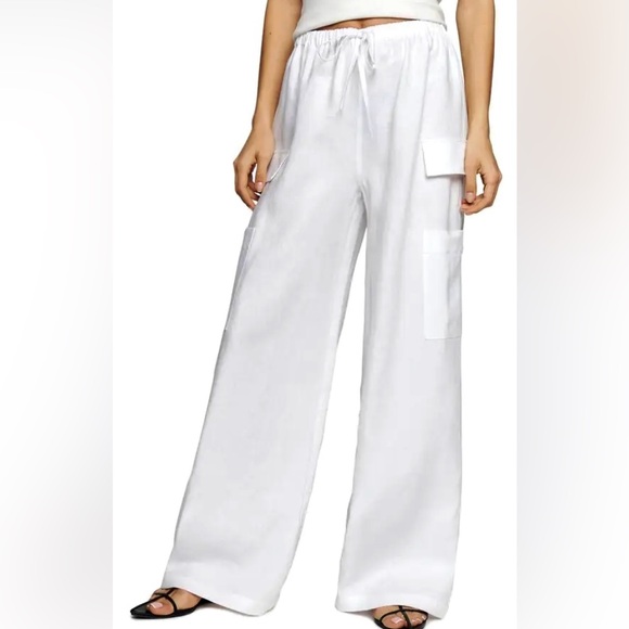 New Reformation Linen Wide-Leg Pants - Picture 16 of 16